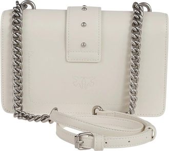 Pinko Pinko Crossbody Bags - Love One Mini Simply Bag White - Gr. unisize - in Wei&szlig; - f&uuml;r Damen
