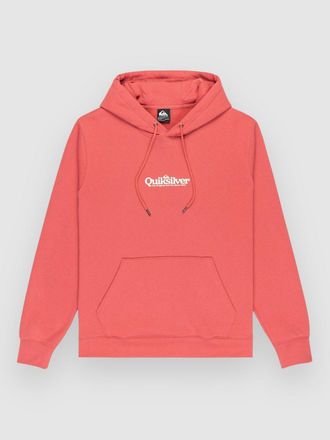 Quiksilver Screen Fleece Fineline Hoodie rot