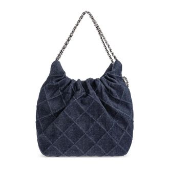 Tory Burch Tory Burch, Bucket Bags, female, Blue, Size: ONE SIZE Fleming Mini Shoulder Bag