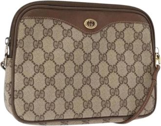 Gucci Pre-owned Cross Body Bags, female, Beige, Size: ONE SIZE Pre-owned Cross Body Bag