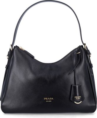 Prada Black Aimee Medium Shoulder Bag