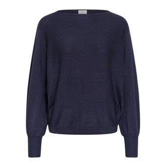 Kaffe Maglieria Girocollo - - Knitwear - Donna - Blu - XL