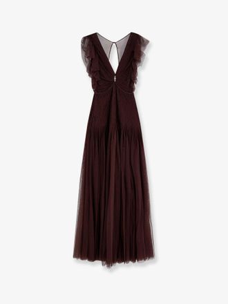 Elisabetta Franchi Vestito Red Carpet con dettaglio strass - ELISABETTA FRANCHI - gender_Woman
