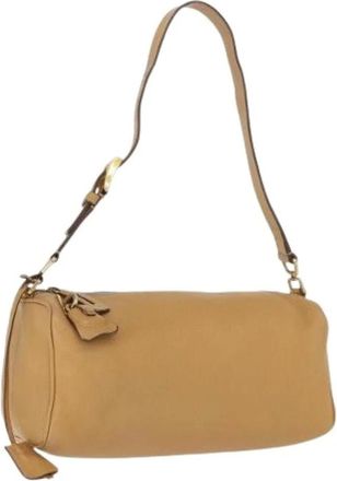Prada Pre-owned Shoulder Bags, female, Brown, Size: ONE SIZE Pre-owned Vintage Shoulder Bag
