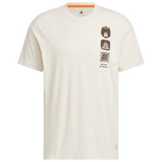 ADIDAS TERREX MT GFX Tee T-Shirt f&uuml;r Herren | wei&szlig;