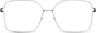 Lindberg Occhiali Rim Kimberly geometrici - Grigio