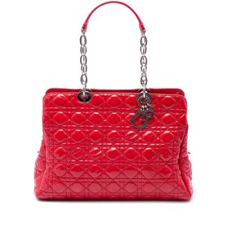 Dior Pre-owned Dior Large Patent Cannage Lady Soft Shopping Tote Ladies 229PLVBBCVYHBAM6
