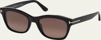 Tom Ford Lauren 02 Mirrored Square Sunglasses
