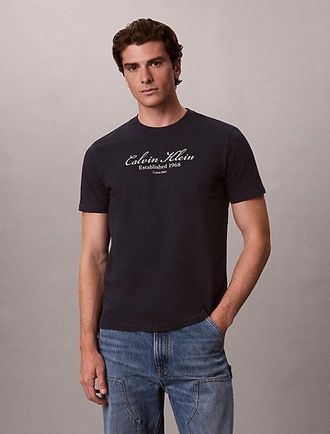Calvin Klein Camiseta Con Logo En Letras