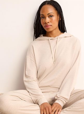 Miiyu Womens Supple brushed underside hooded jacket