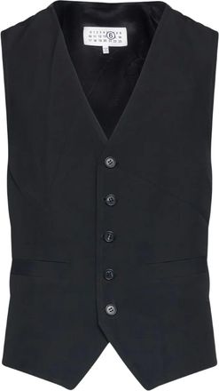 Maison Margiela Gilet monopetto - Nero
