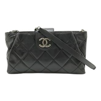 Chanel Pre-owned Vintage Shoulder Bag - Dames - Pre-owned - Zwart - Maat: ONE Size Leer
