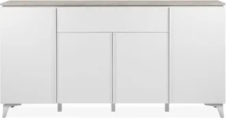 Calicosy Aparador Bertrix 4 Puertas 177x92x40 Blanco