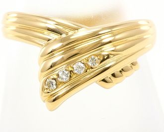 C&A Yellow Gold Yellow Gold (18K) Band Ring (Pre-Owned)