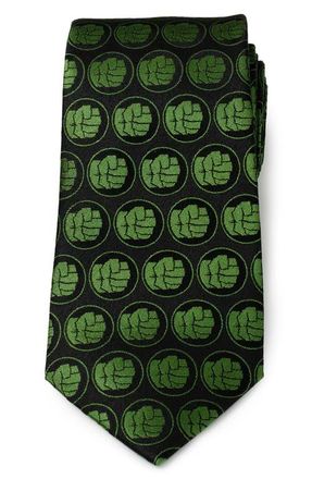 Cufflinks Inc. Marvel Hulk Silk Blend Tie in Green at Nordstrom
