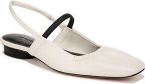 Vince Venice Slingback Flat in Milk/black at Nordstrom Rack, Size 5.5