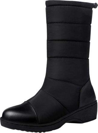 Generic Women Winter Snow Boots Warm Mid Calf Boots Anti-Slip Comfortable Lightweight Platform Down Cotton Shoes (7)