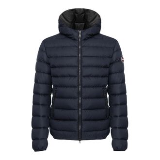Colmar Sportieve Donsjas met Vaste Capuchon - Heren - Ski Jassen - Blauw - 4XL - Nylon - Fitness