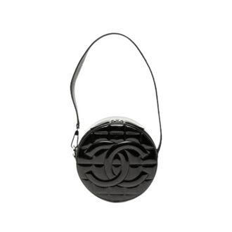 Chanel Pre-owned Chocolate Bar Quilted Shoulder Bag - Dames - Pre-owned - Zwart - Maat: ONE Size Leer