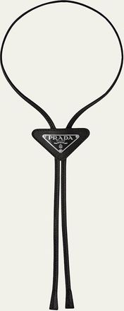 Prada Mens Saffiano Bolo Tie