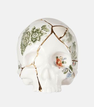 Seletti Oggetto decorativo Kintsugi Skull di Marcantonio Raimondi Malerba