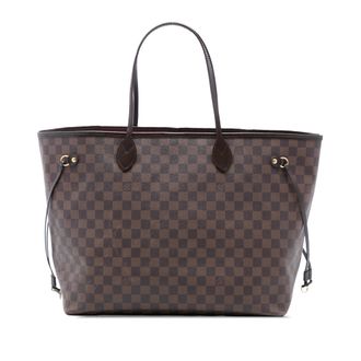 Louis Vuitton Pre-owned Womens Damier Ebene Neverfull Gm - Dark Brown Textile - One Size