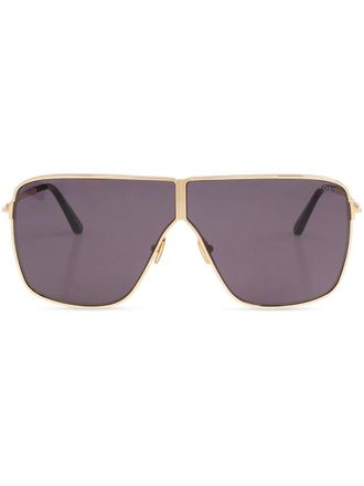 Tom Ford Eyewear Huxley sunglasses - unisex - Metal (Other) - One Size - Gold