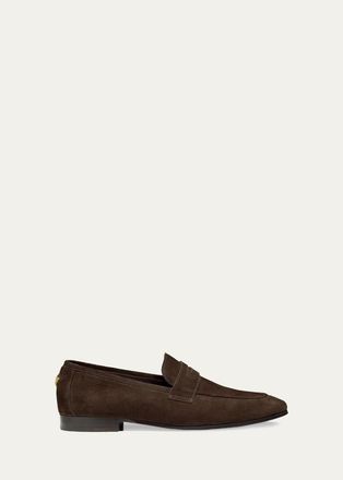 Bougeotte Suede Penny Loafers