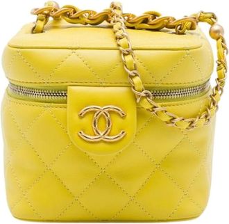 Chanel Borsa Pre-owned Mini Crossbody - - Pre-owned - Donna - Giallo - ONE SIZE