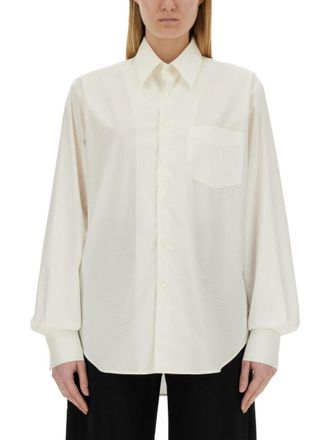 Maison Margiela White Cotton Oversize Fit Shirt