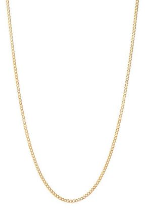 Miansai Cuban Chain Necklace in Gold Vermeil Polished at Nordstrom, Size 24