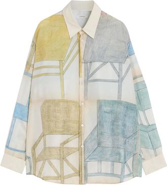 Christophe Lemaire Relaxed shirt - unisex - Fabric - S - Yellow