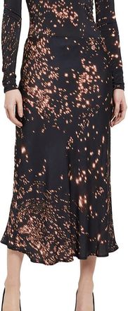 ottod'Ame Viscose Long Skirt in Black at Nordstrom, Size 46 It