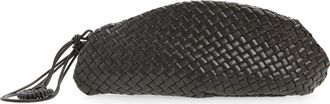 Bottega Veneta Small Onda Intrecciato Leather Clutch in Espresso at Nordstrom