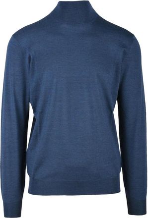 FILIPPO DE LAURENTIIS Filippo De Laurentiis Merino Wool Turtleneck - Blue