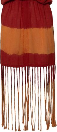 Caravana Womens Kaxlan Tie Dye Dress In Cayenne