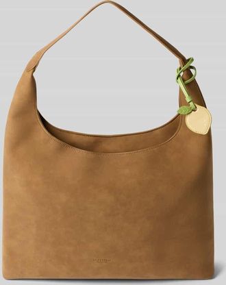 Seidenfelt Manufaktur Shoulder Bag in Leder-Optik Modell Nibe in Hellbraun, Gr&ouml;&szlig;e 1