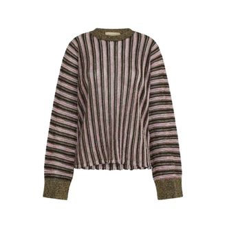 Momoni Round-neck Knitwear, female, Multicolor, Size: S Round-neck Knitwear