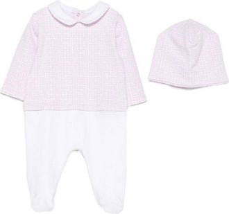 Balmain Onesie And Hat Set