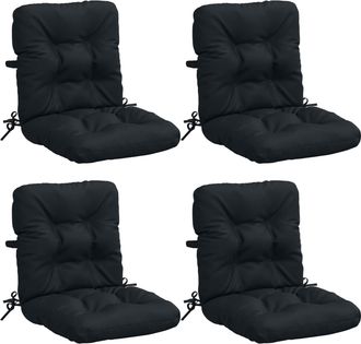 vidaXL Cojines Para Sillas De Respaldo Alto En 4 Piezas Vianen 4 Pcs Vidaxl