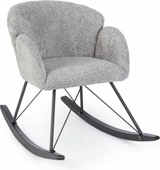 BIZZOTTO Bizzotto - Poltrona Dondolo stile scandinavo - lance - Colore: Grigio