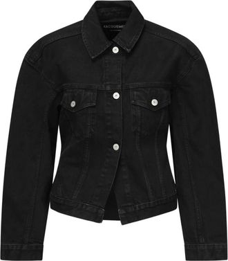 Jacquemus De-n&icirc;mes Jacket - Dames - Spijkerjassen - Zwart - XS - Katoen - Jassen