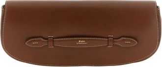 Polo Ralph Lauren Bellport Clutch - Dames - Tassen - Bruin - Maat: ONE Size Zijde