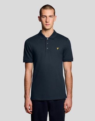 Lyle & Scott Lyle And Scott Mens Everyday Cotton Polo Shirt - Black - Size: 38