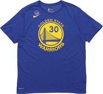Nike Golden State Warriors DRI-FIT NBA Short Sleeve Blue Curry 870775-496