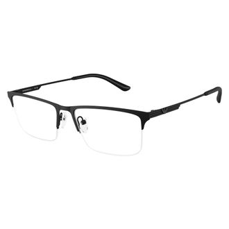 Emporio Armani Glasses, male, Black, 57 MM, Stylish Eyeglasses Ea1177 in Black