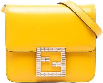 Fendi Borsa a tracolla Fab Pre-owned - - Pre-owned - Donna - Giallo - ONE SIZE