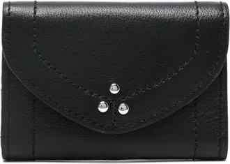 Jerome Dreyfuss Helmut PM card holder - women - Cotton/Buffalo Leather/Goat Skin/Lamb Skin - One Size - Black