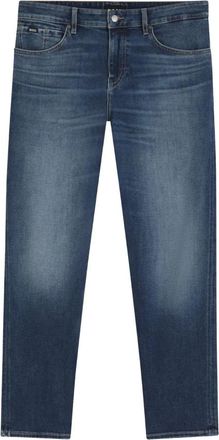 HUGO BOSS Hugo, Straight Jeans, male, Blue, Size: W33 L34 Straight Jeans