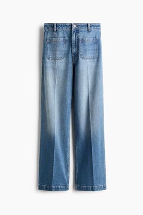 H&M Wide High Jeans - Blue
